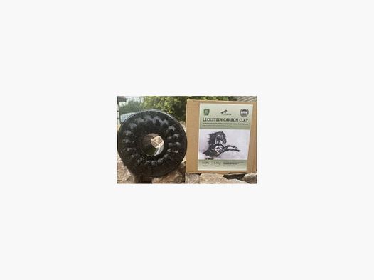 Sasso leccalecca per Cavalli e Pony Carbon Clay 1,8 kg