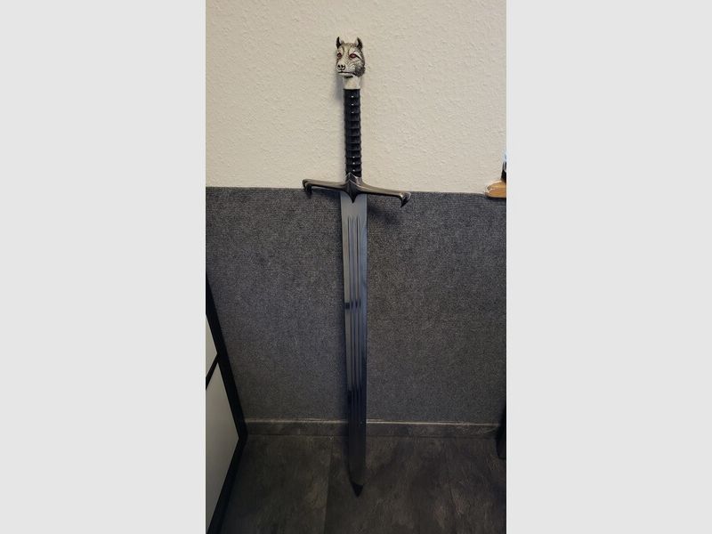 Jon Snow Longclaw Schwert – Game of Thrones – dekorative Filmreplik – mit Wandhalterung