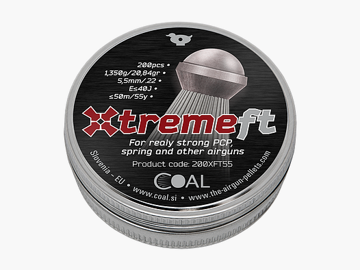 Coal Extreme 200FT pesante diabolo a testa tonda 5,5mm/.22 200pz.