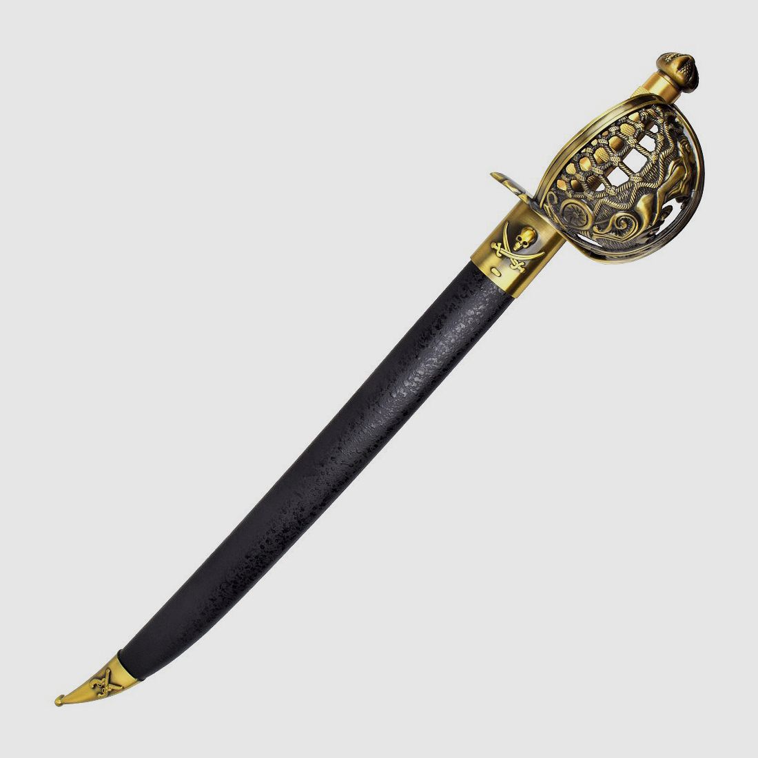 Entersäbel Pirat mit prächtigen Handschutz