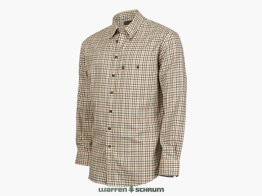 Böcker Hemd Modern Fit Easy Care Natur kariert