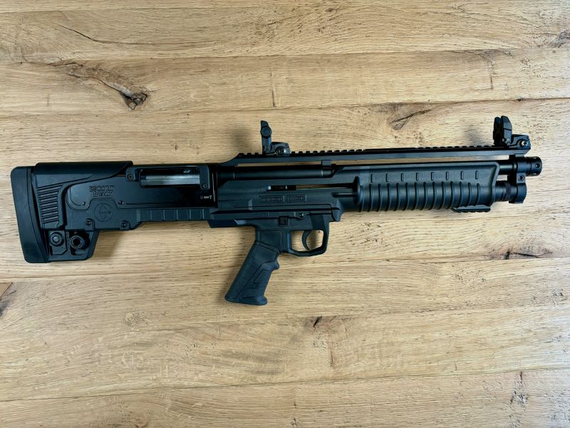 Escort BULL TAC PX - Schwarz nur 70,5cm lang Kal12/76 - Selbstladeflinte