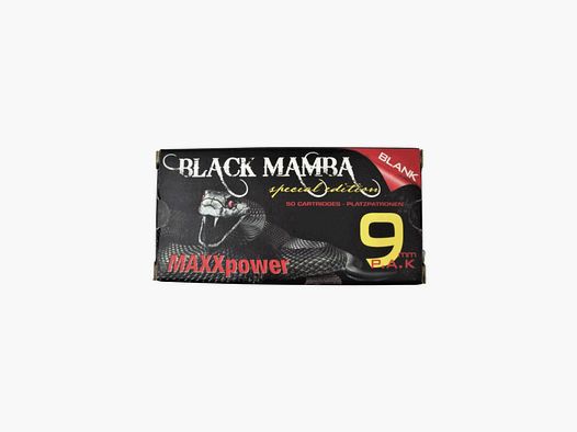 Cartucce a salve Black Mamba 9 mm confezione da 50 pz
