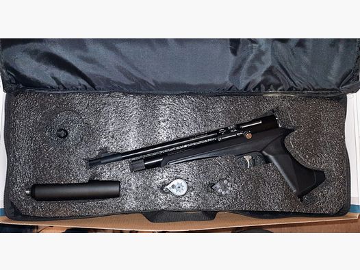Pistolet CO₂ « Diana Chaser » cal. 5,5 mm diabolo dans son emballage d’origine.