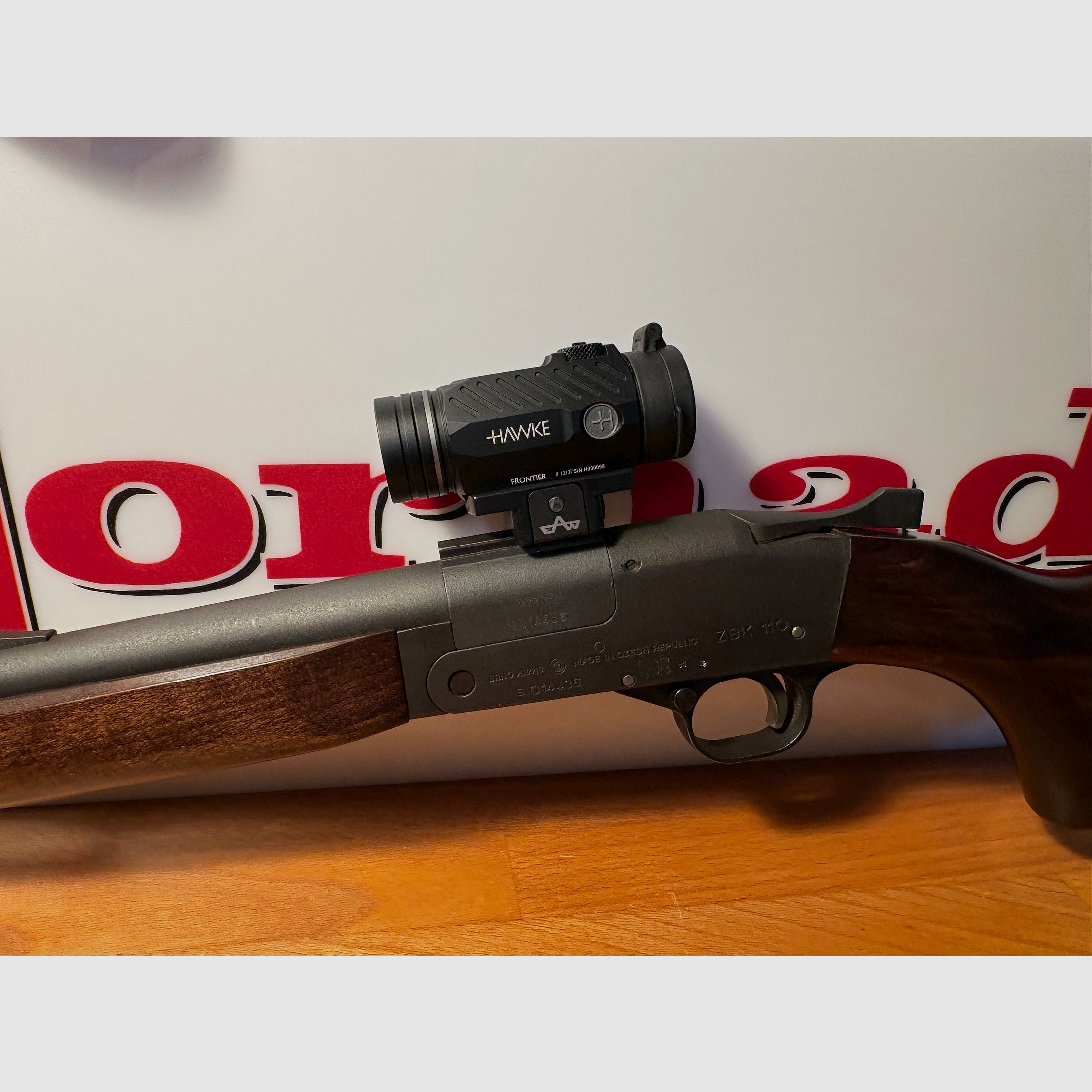 CZ Brno Kipplaufbüchse .222 Rem. mit Wechsellauf 12/70 und Optik