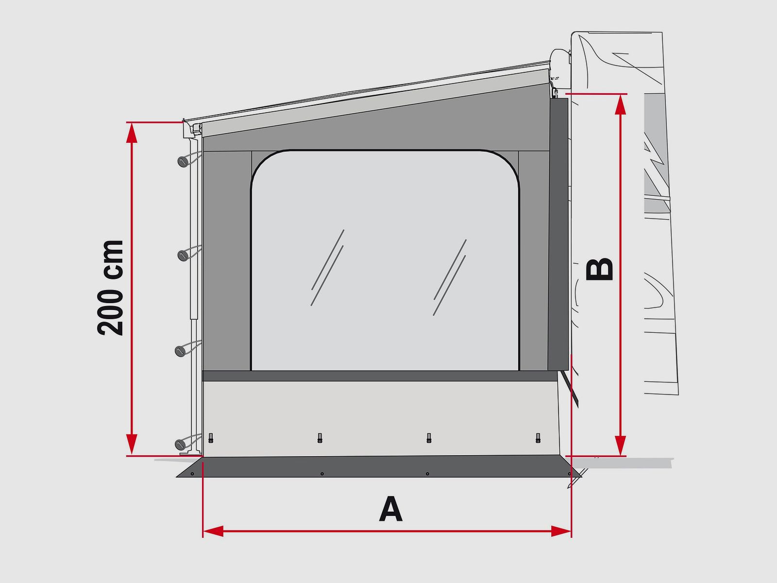 Seitenwand Side W Pro F35 Van, Bild 1 von 3