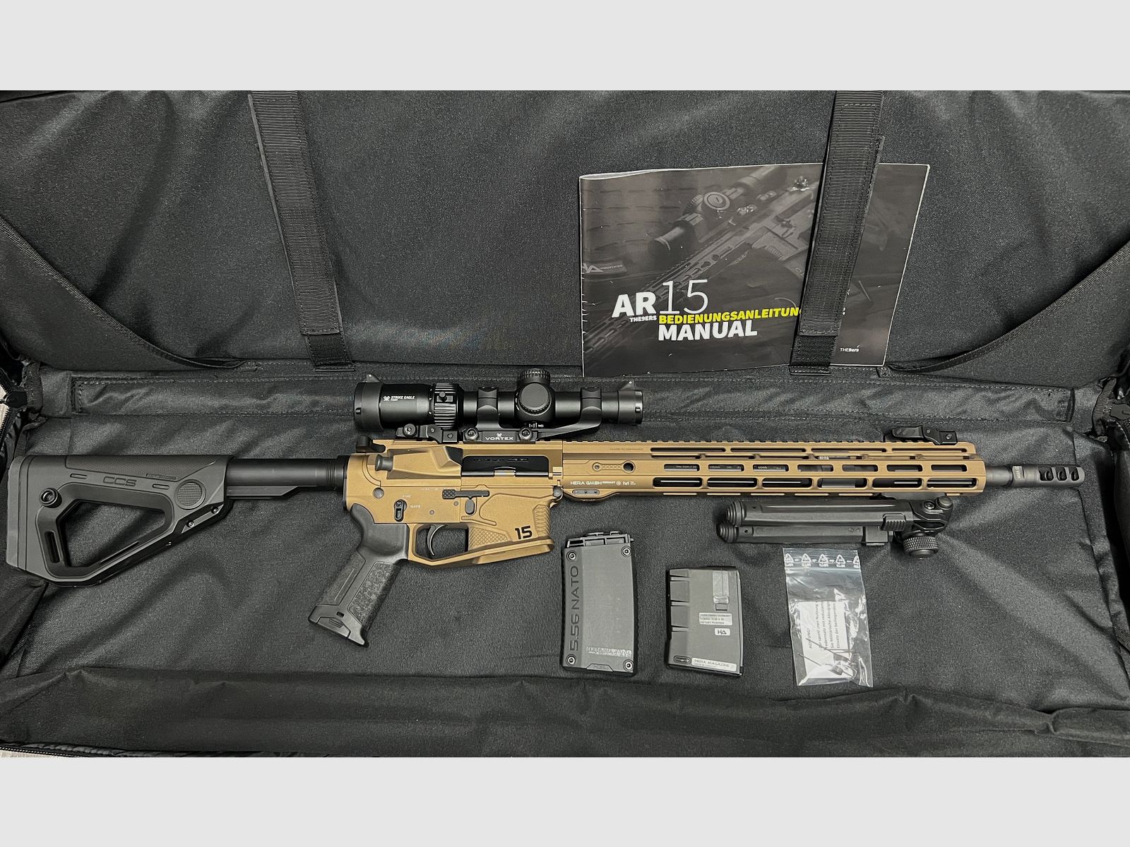 Hera Arms The 15th SRB16 -.223 -16,75“ bronzo