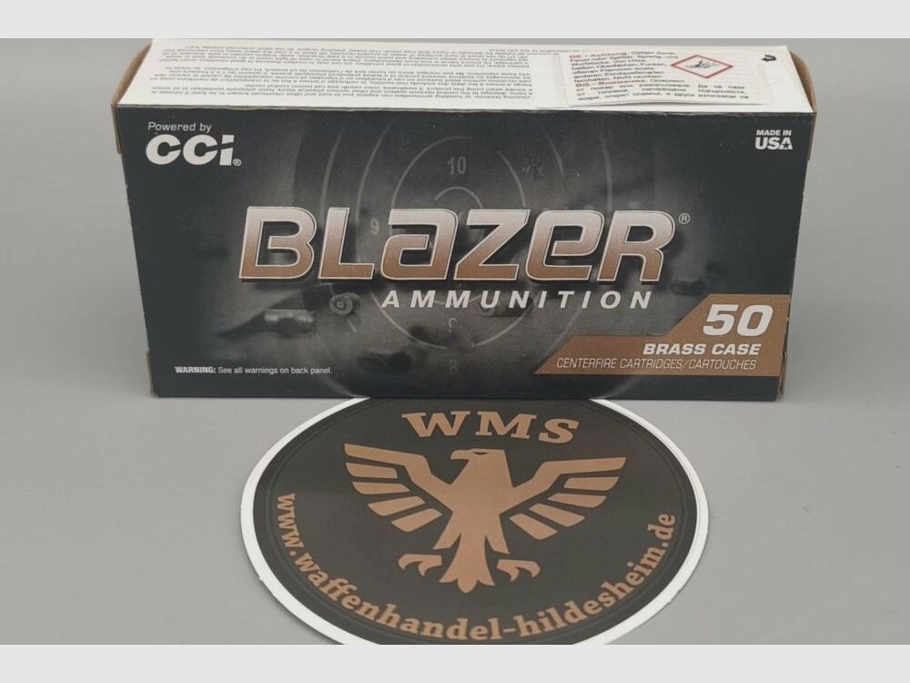 CCI Blazer Brass 9mm Luger 1000 Stück