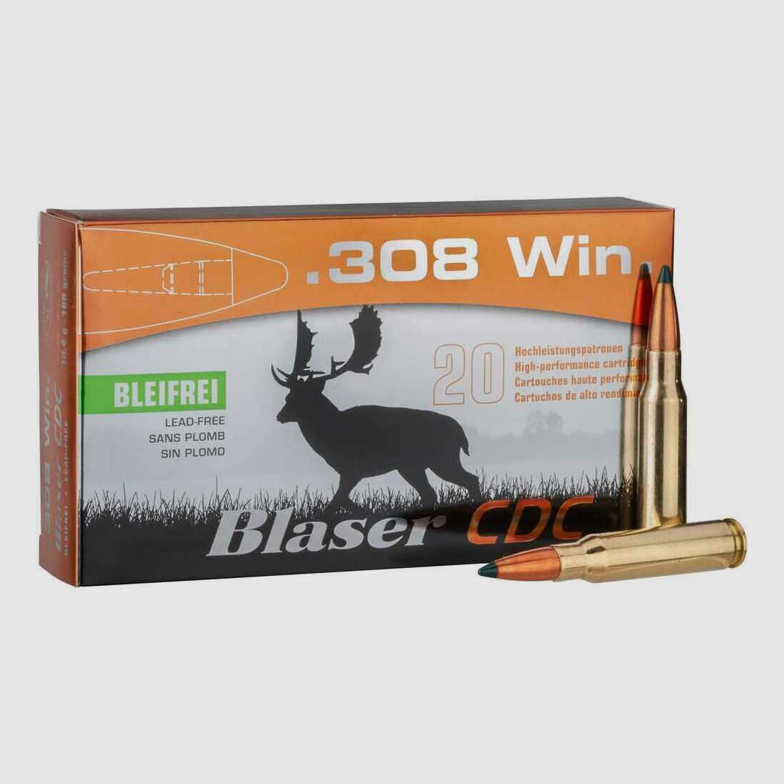 Blaser CDC 160grs Bleifrei - 20 Stk