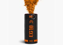 Enolagaye EG18 Grenade Fumigène Haute Sortie avec Détonateur à Tirage (Orange)