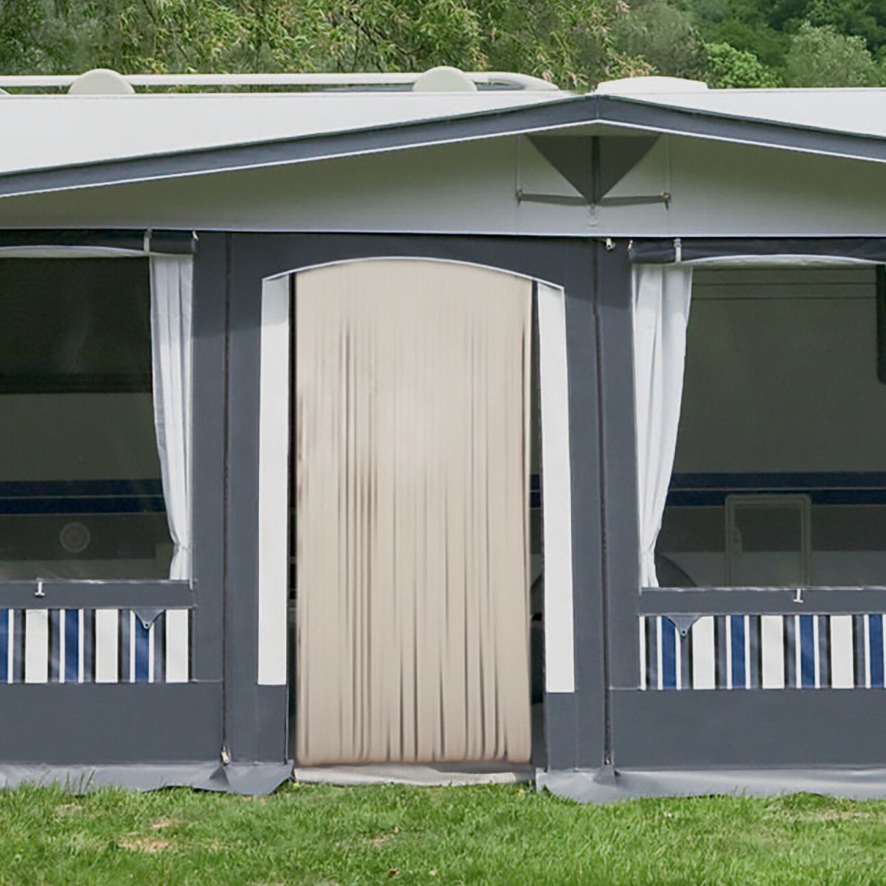 Tenda per porta Curtina4U, bianco crema, 60 cm, immagine 5 di 5