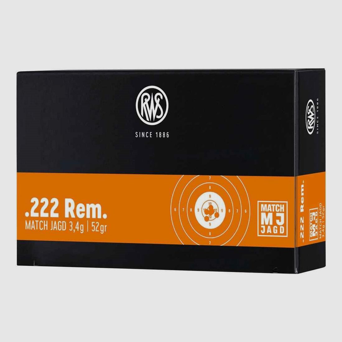 RWS .222 Rem. Match Jagd 3,4g/52gr 30er-Schüttpkg.