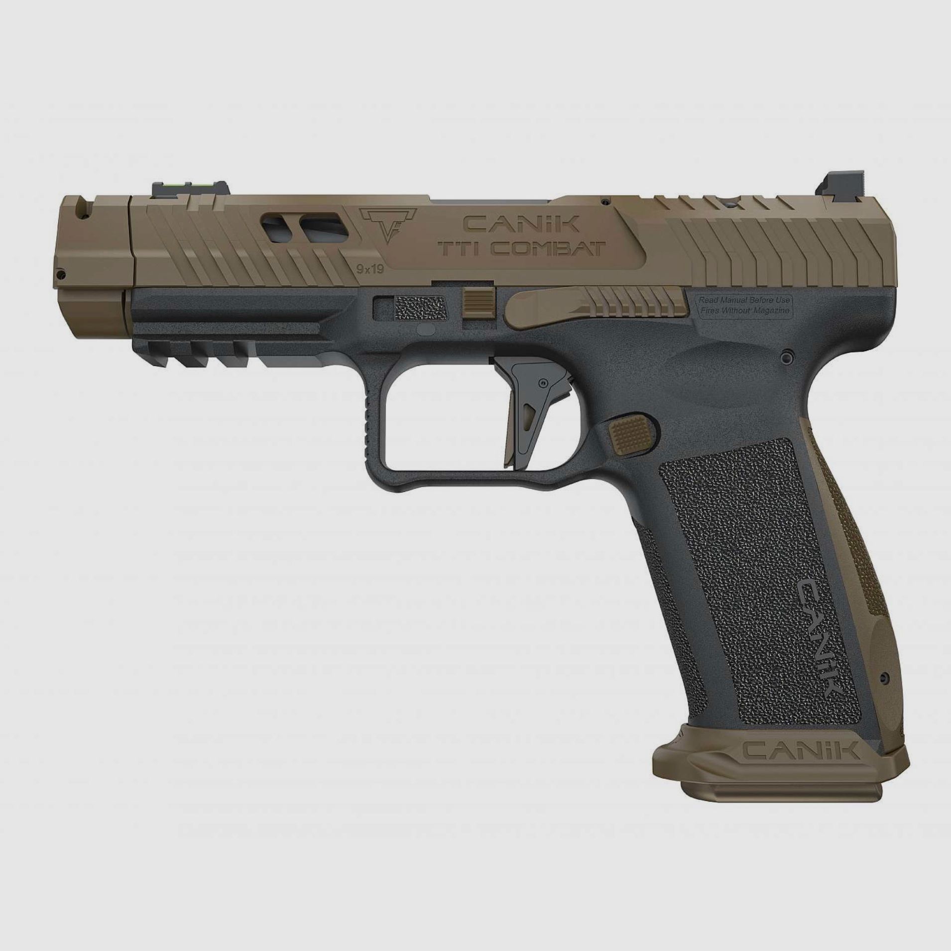 Canik TP9 TTI Combat Taran Tactical Innovations Kal. 9x19 SAO inkl. Ersatzmagazin
