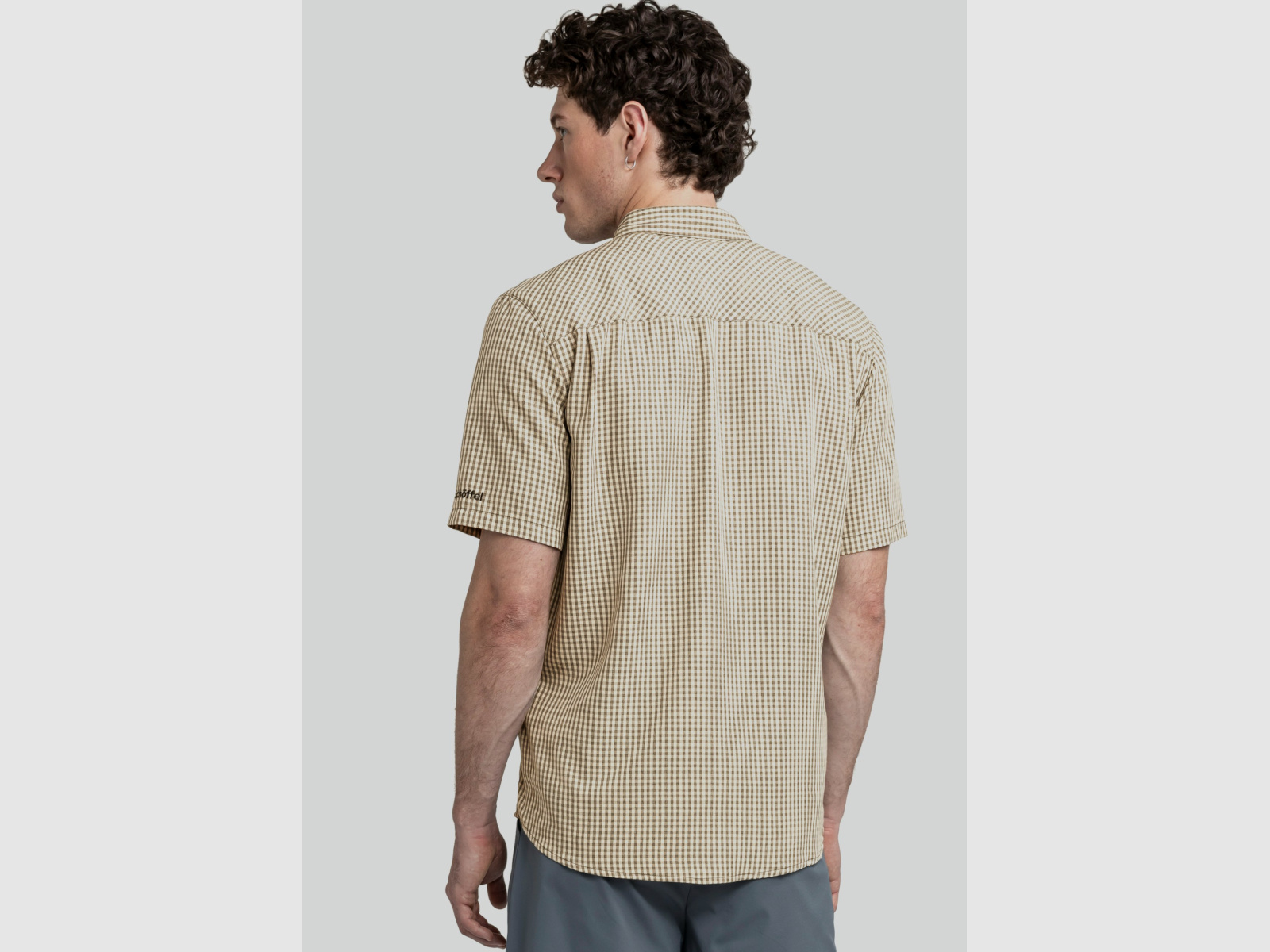 SCHÖFFEL CIRC Shirt Style Dalfoss MEN Beige-Black