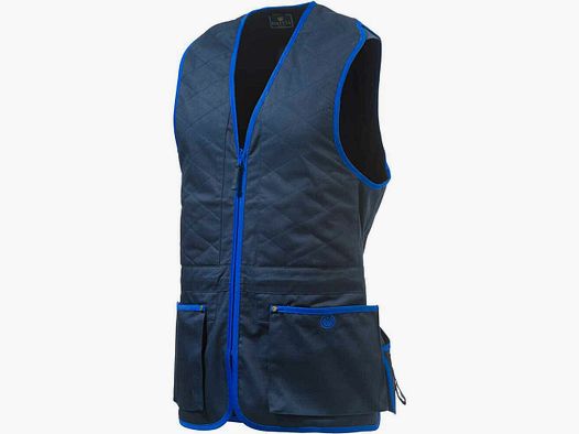 Beretta Schießweste Trap Cotton Vest Blau M