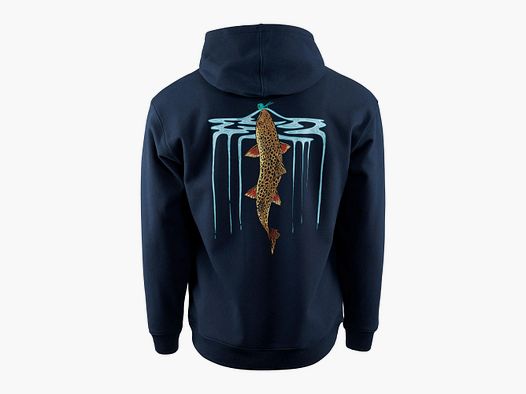 Grundens Riser Hoodie Mężczyźni Ciemny Granat XXL