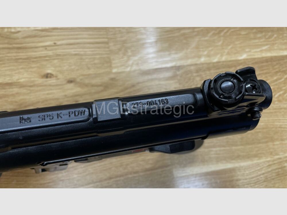 Heckler & Koch SP5K-PDW - halbautom. Pistole 9mmLuger zivile Version H&K MP5k - optional mit Klappschaft - SP5 SP 5 SP5 k MP5 MP 5, Bild 7 von 10