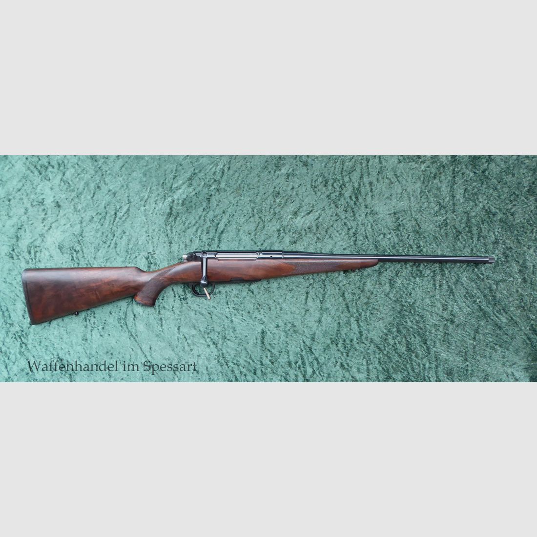 Repetitiegeweer Heym SR21, met klassieke kolf. Kal..308Win. Als nieuw.