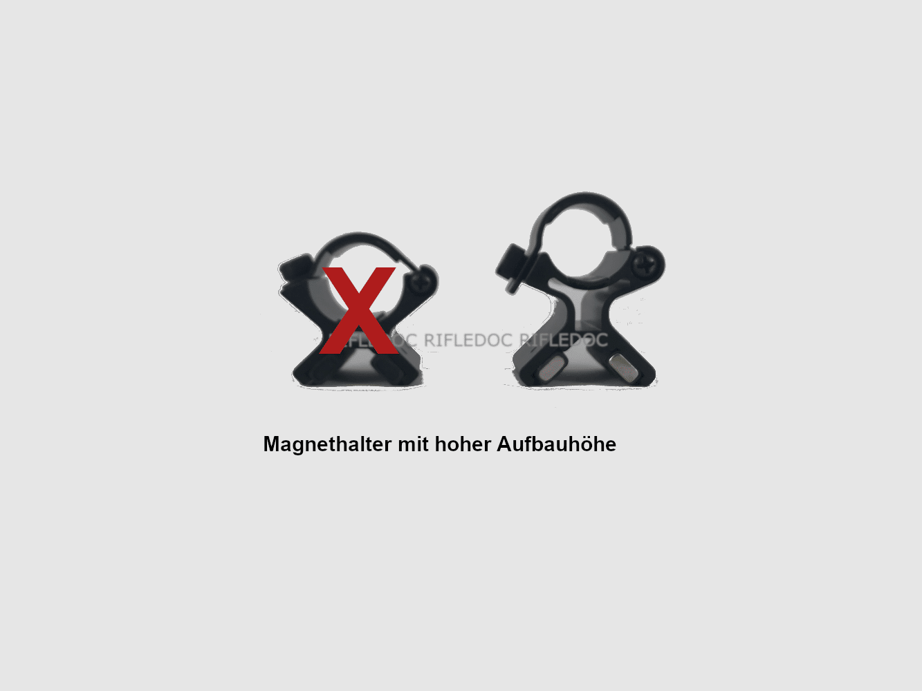 Magnethalter Taschenlampe für Ø 23-27mm | HOHES PROFIL