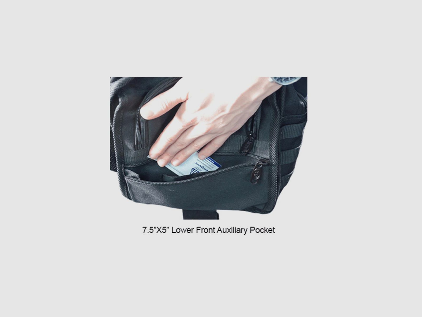 UTG 24/7 Ambidextrous Scout Messenger Bag, Bild 3 von 3