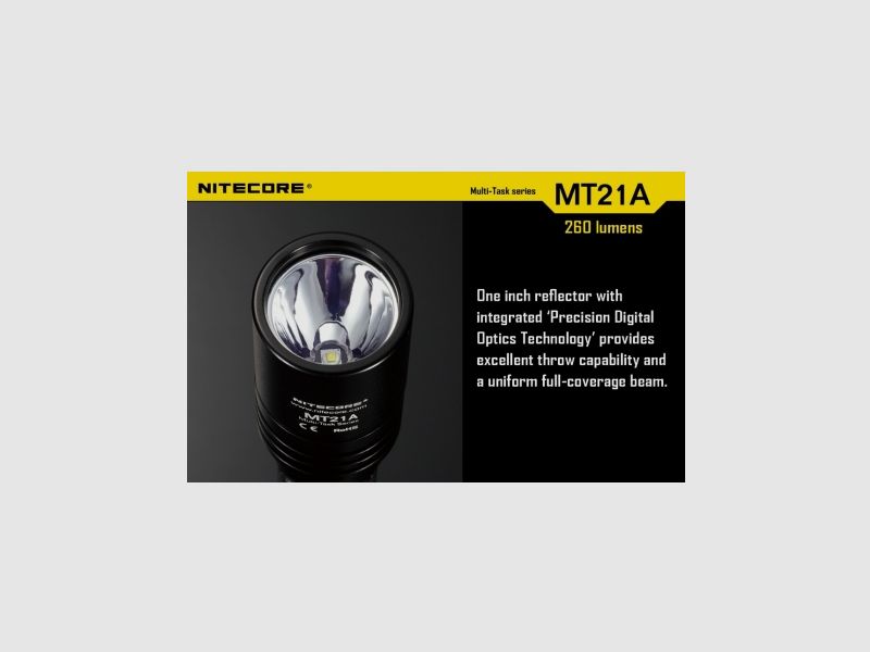 Latarka Nitecore MT21A 260 Lumenów, zdjęcie 8 z 22