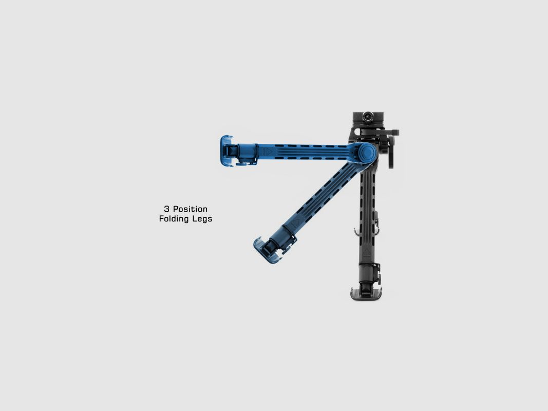 UTG BIPOD BIG BORE FULL STABILITY PICATINNY 9"-14", image 3 of 6