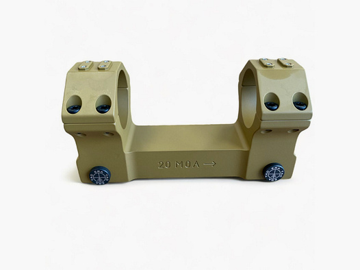 ERA-TAC Blockmontage Ø30mm BH22mm 20MOA RAL8000 Mutter Ausführung: mit Mutter