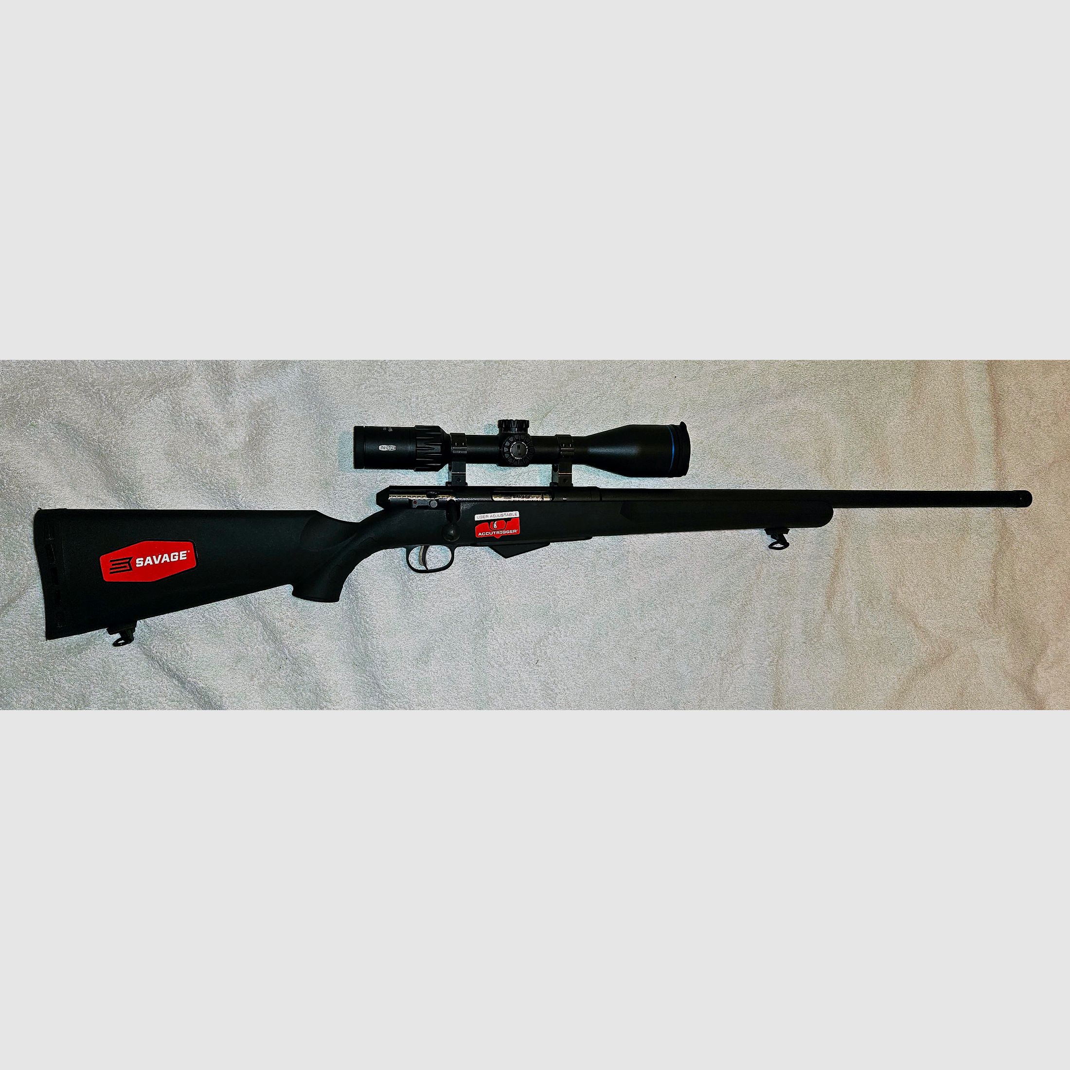 Savage 25 Walking Varminter M15x1 Gewinde .22 Hornet mit Zielfernrohr 3-15x50 Abs. 4c