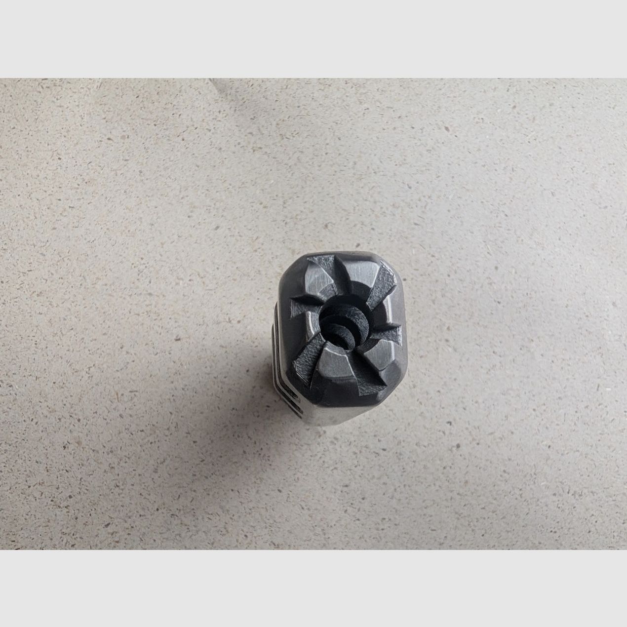 .223 muzzle flash suppressor / muzzle brake made of titanium ultra-light