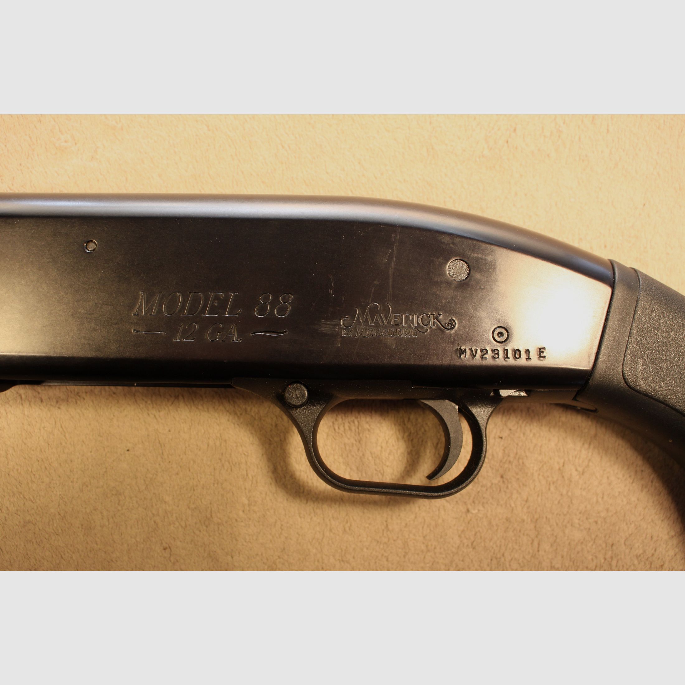 Mossberg Maverick with 26 inch barrel.