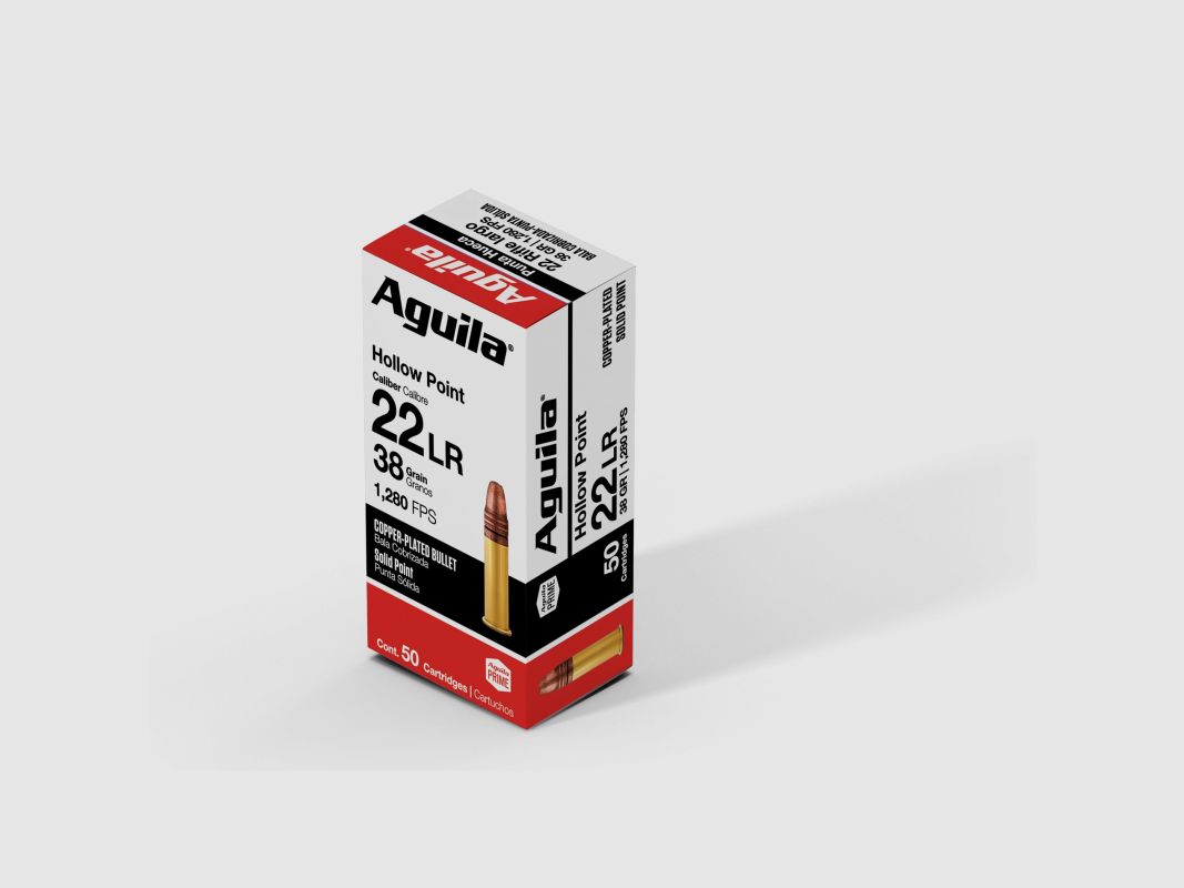 AGUILA 22LR HOLLOW POINT 38GR
