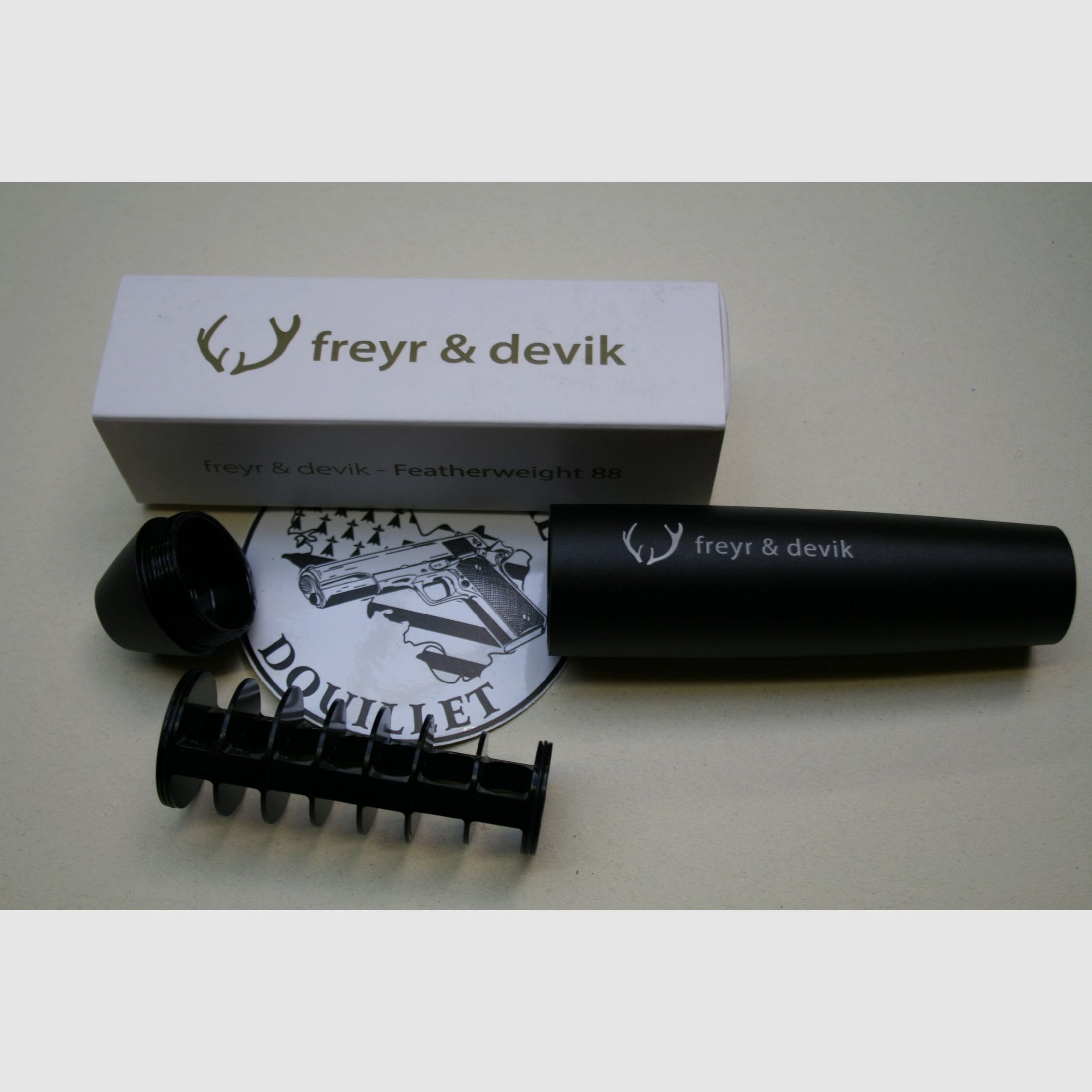Silenziatore Freyr & Devik Featherweight 88 (1/2X28 Cal. 5.5mm), immagine 3 di 3