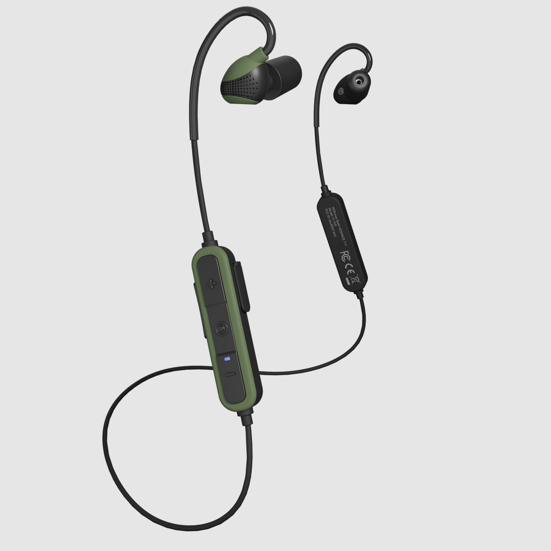 ISOTUNES Sport 37610100 Advance 2.0 ochrona słuchu w kolorze zielonym