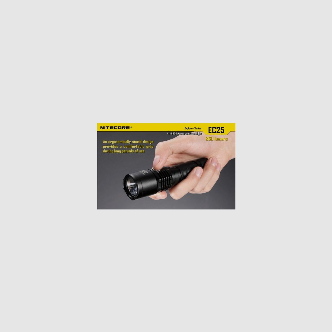 Nitecore EC25 Cobra Explorer flashlight, 860 lumens, image 14 of 23