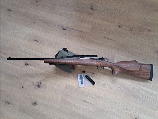 Schwedenmauser M38 Husqvarna con stock da caccia da sogno e rail per ottiche, 6,5x55SE
