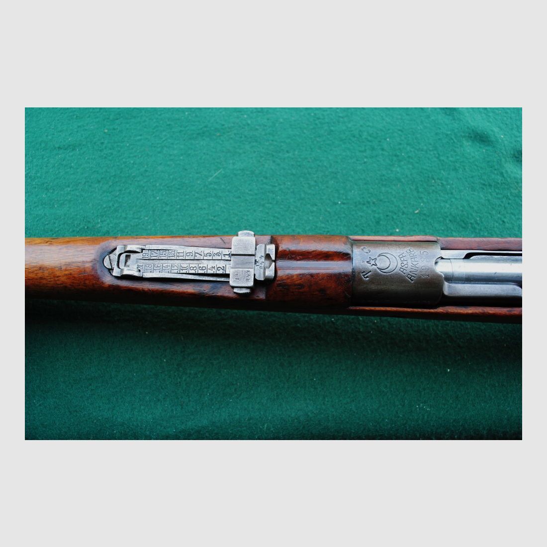 Fabryka Askari Ankara (ASFA), model 35, podwyższony celownik, bardzo dobra lufa