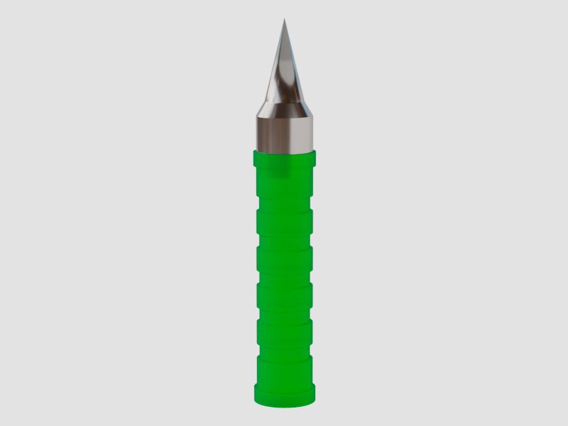 Air rifle plastic tip arrows