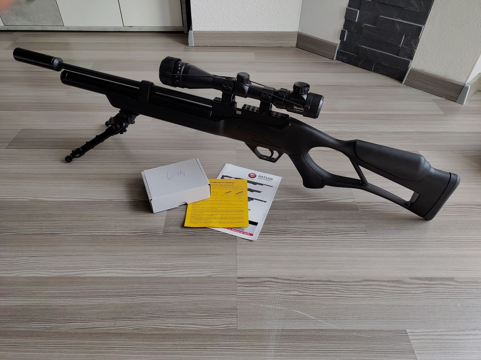Air rifle Hatsan Flash cal. 25/6.35 up to 54 Joules