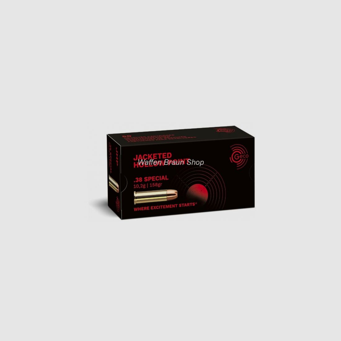 GECO PATR .38 SPEC Hohlspitz 10,2G 50 STK