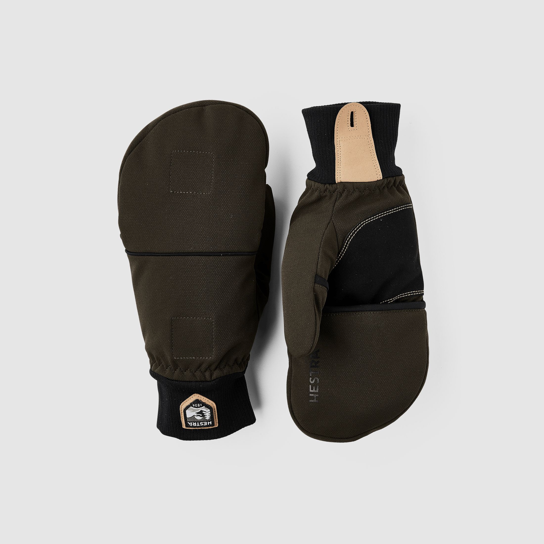 Hestra Mittens Windbreaker Pull Over - Dark forest-8