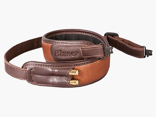 Blaser rifle sling leather brown