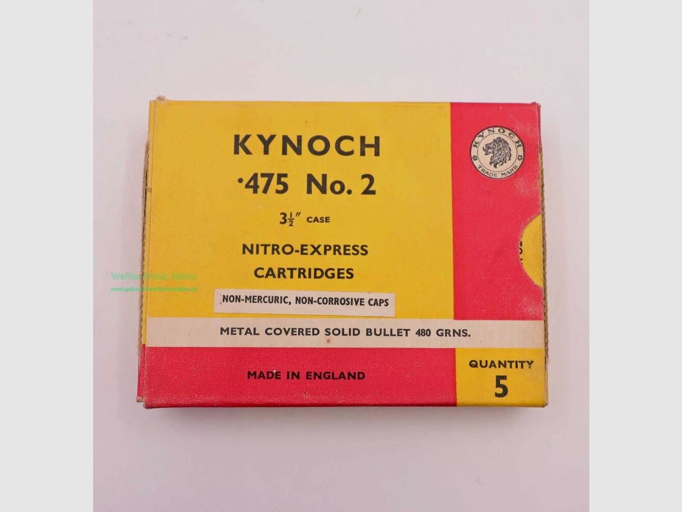 Kynoch, England Büchsenpatronen