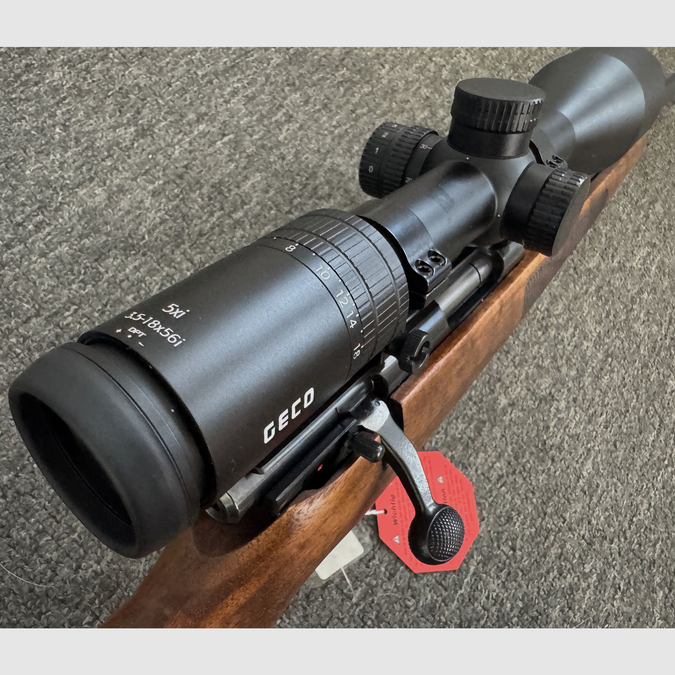 Weihrauch HW66 Production .17 Hornet con Geco 3,5-18x56 LP