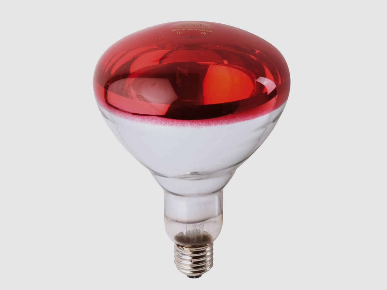 Lampadina PHILIPS IR a vite rossa 250W, immagine 1 di 3