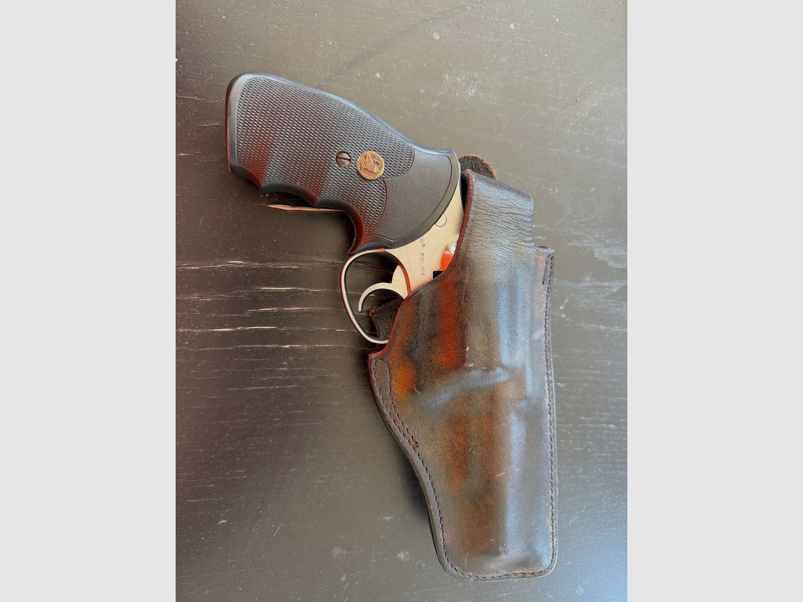 Revolver Ruger Police Service Six – Kal. .357 Magnum – 4” Lauf – inkl. Lederholster