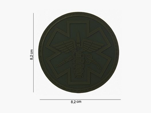 Naszywka PCV Para Medic olive