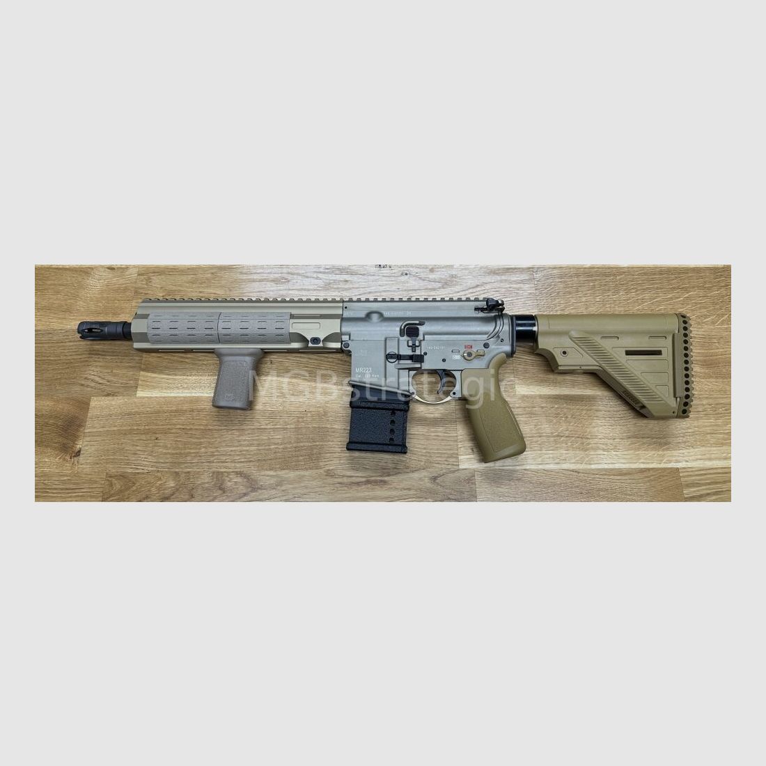 sportlich zugelassen! H&K MR223 A3 11" Lauf	 halbautom. Büchse .223Rem - Heckler & Koch - inkl. BRAVO COMPANY M-LOK BCMGUNFIGHTER Short Vertical Grip Polymer FDE