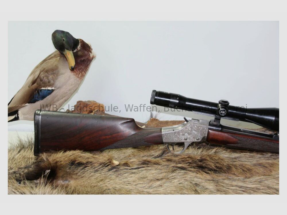 Carabina Stoermer con cañón octogonal 6,5x68R