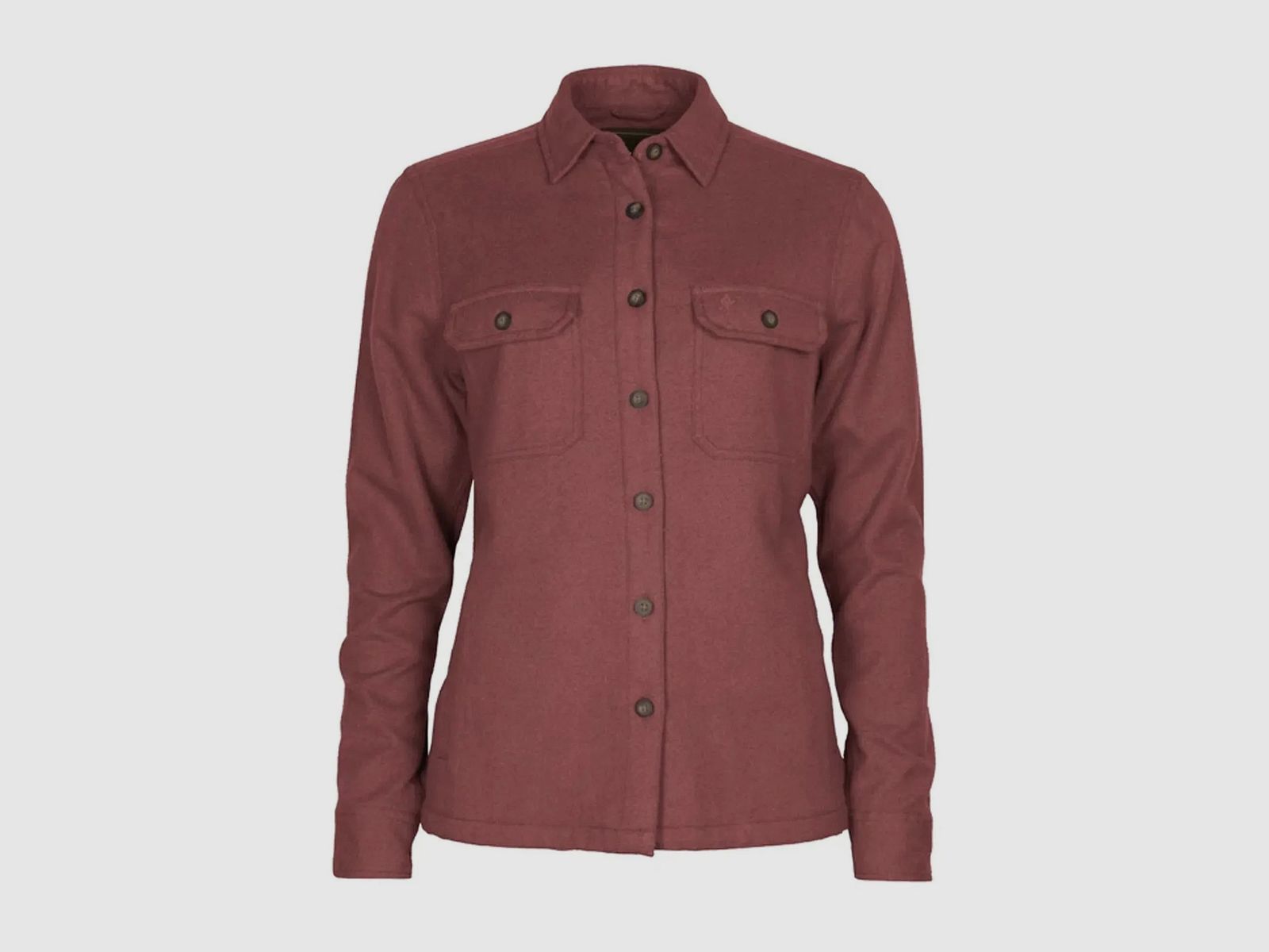 Pinewood Pinewood Langarmhemd Värnamo rusty pink melange Frauen