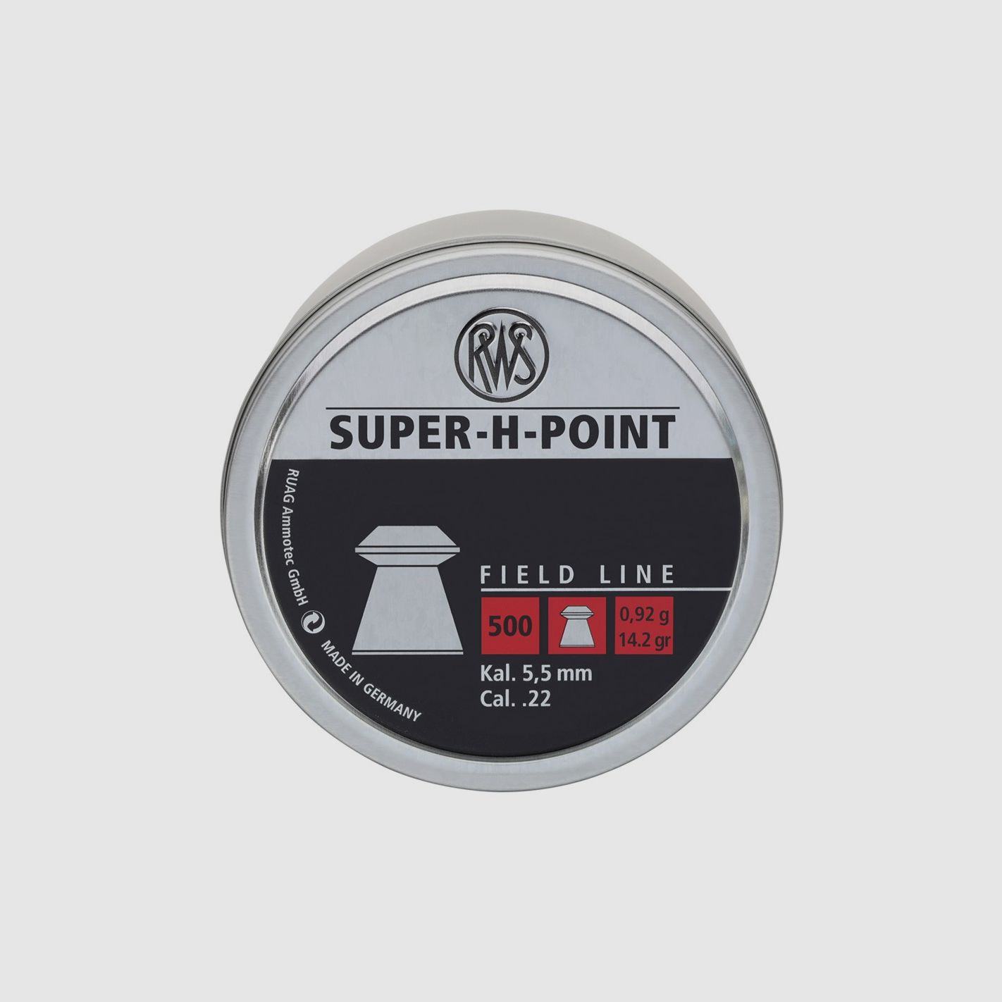 Bullets cal. 5.50 Rws Super H-Point 0.92 g 500 pcs, image 1 of 2